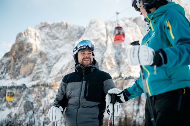 Skifahren im Herzen der Dolomiten: ein unbeschreibliches Erlebnis Bild: Winter in Alta Badia